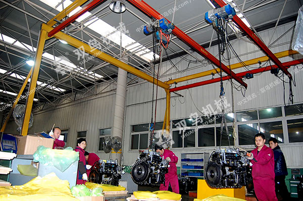 雙鳥成功案例-汽車行業使用雙鳥牌電動葫蘆